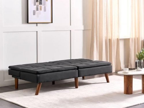 Beliani Sofá cama 3 Plazas Tapizado