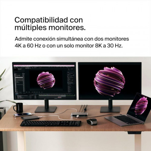 Belkin INC013VFSGY Hub 5 en 1 Thunderbolt 4 Gris