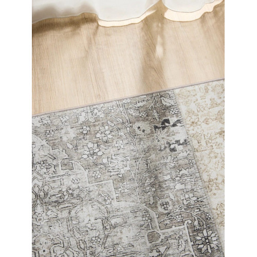 BENUTA - Alfombra lavable George gris 160x230 cm