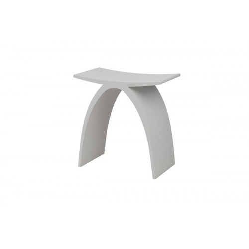 BERNSTEIN - Taburete de ducha Asiento de baño antideslizante, silla de baño mineral fundido impermeable - 43x23,5cm - PB4001