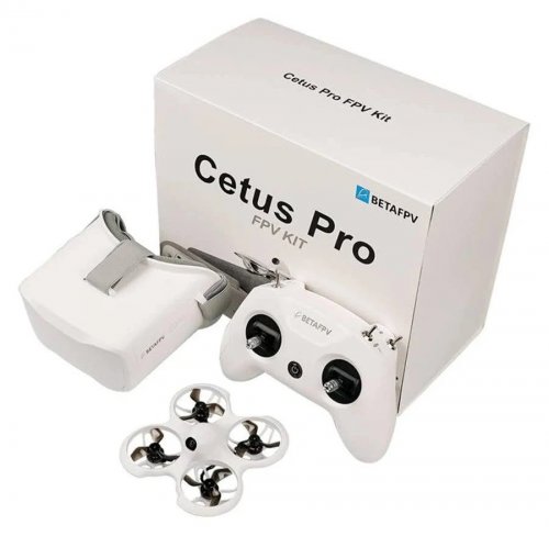 Betafpv Betafpv Cetus Pro FPV Kit 1S Whoop Indoor RC FPV Racing Drone RTF con transmisor de radio y gafas FPV para principiantes