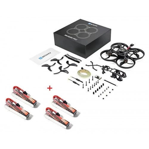 BETAFPV BETAFPV Pavo20 F4 3S 2 pulgadas Drone de carreras FPV RC sin VTX sin soporte de cámara DJI O3 CADDX Vista RunCam Link