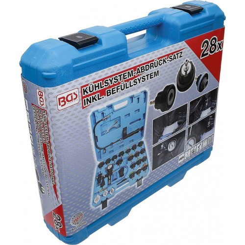 BGS Cooling system pressure set 8098 (28 pcs.)