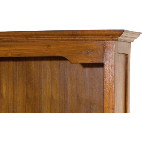 Biblioteca con 3 estanterías y 2 cajones madera de mindi