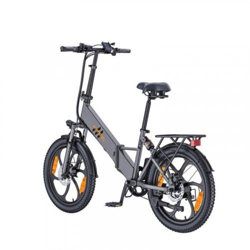 Bicicleta eléctrica ENGWE Mile2 350 W batería 36 V 13 Ah plegable gris