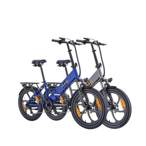 Bicicleta eléctrica ENGWE Mile2 350 W batería 36 V 13 Ah plegable gris