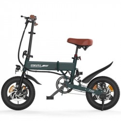 Bicicleta eléctrica Eskute F200 motor 250 W batería 36 V plegable verde