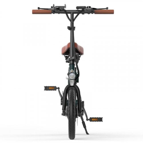 Bicicleta eléctrica Eskute F200 motor 250 W batería 36 V plegable verde