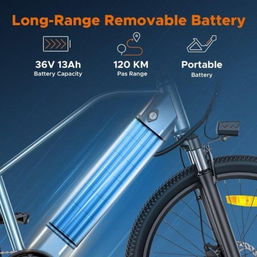 Bicicleta Eléctrica HillMiles MileTrail 1 250W 36V 13Ah 26
