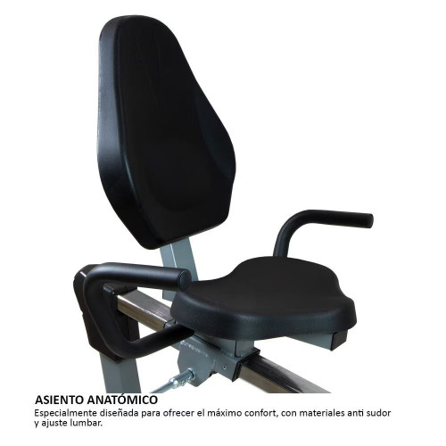 Bicicleta estática Artic Comfort Program con envío gratis Gris