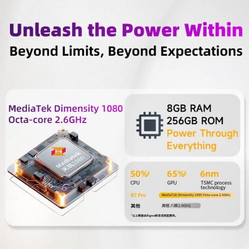 Bigme B7 PRO potente teléfono-tableta de papel electrónico a color 8+256GB con Android 14OS y llamadas 4G