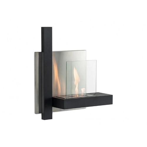 Biocamino de pared de diseño moderno 2 kW Blaze