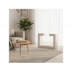Biocamino de suelo de diseño moderno 2 kW para 20 m² Polar