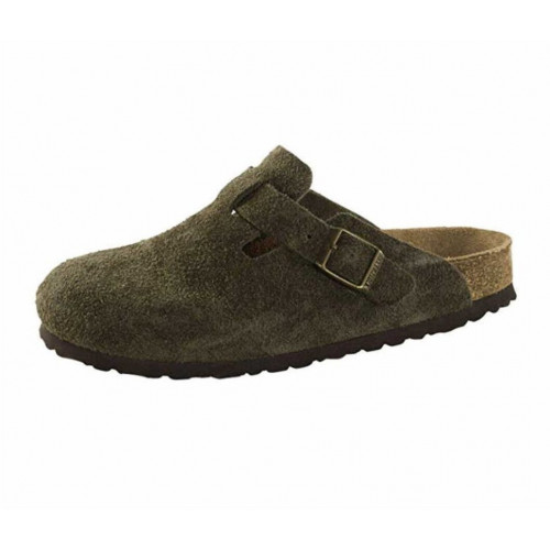 Birkenstock Boston Soft Footbed Suede Leather