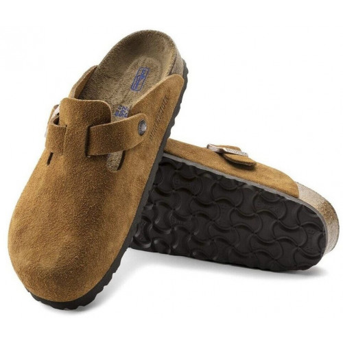 Birkenstock Boston Soft Footbed Suede Leather