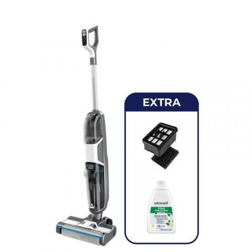 Bissell CrossWave HF3 Cordless Select Aspirador Escoba Fregona en Seco y Húmedo para Suelos Duros