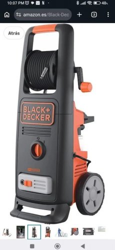 Black+Decker Hidrolimpiadora A presión Eléctrica 2000w 140bar bxpw2000pe