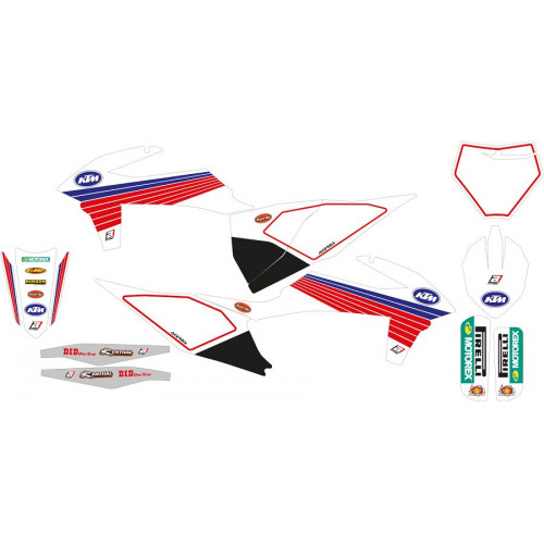 Blackbird Racing Graphic Kit Retro KTM 2023-2023