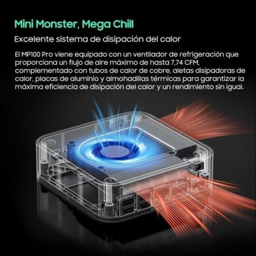 Blackview MP100 Pro Mini PC Intel Core i3-1215U 16GB 512GB SSD Wi-Fi 6 Windows 11 Pro
