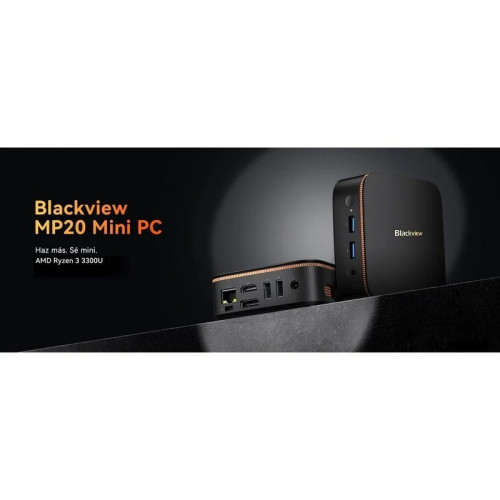 Blackview MP20 Mini PC AMD Ryzen 3 3300U 16GB 512GB SSD Windows 11 Pro, Negro
