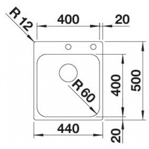 Blanco Supra 400-IF/A (526353)