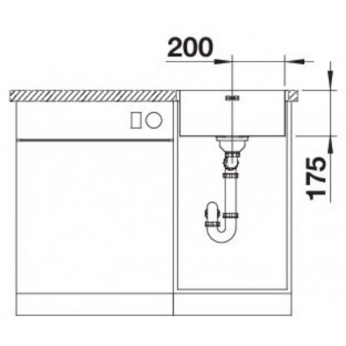 Blanco Supra 400-IF/A (526353)