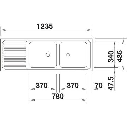 Blanco Top EZS 12 x 4-2