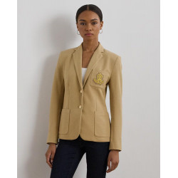 Blazer de mujer con logo de la marca Beige