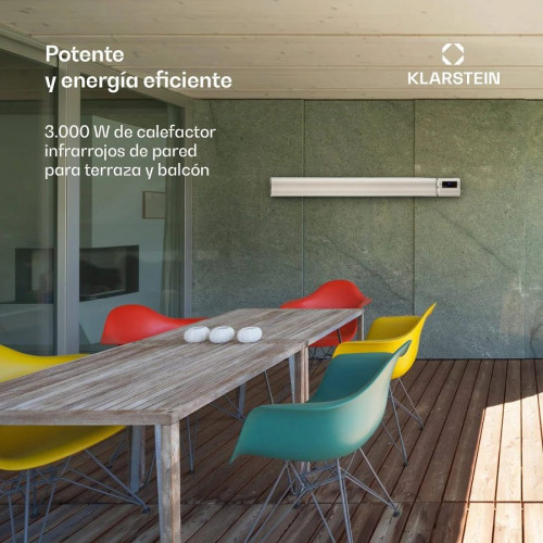 Blumfeldt Calefactor radiante de infrarrojos Cosmic Beam Plus XXL