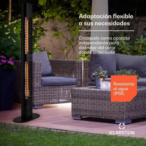 Blumfeldt DualisHeat 3000 calefactor radiante 3000W IP55 exterior control remoto