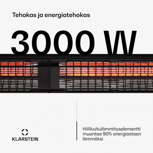 Blumfeldt DualisHeat 3000 calefactor radiante 3000W IP55 exterior control remoto