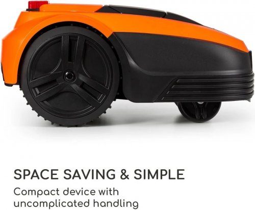 Blumfeldt Garden Hero Robot Cortacésped de 5,2 Ah Funcionamiento con batería Hasta 1200 m² Naranja