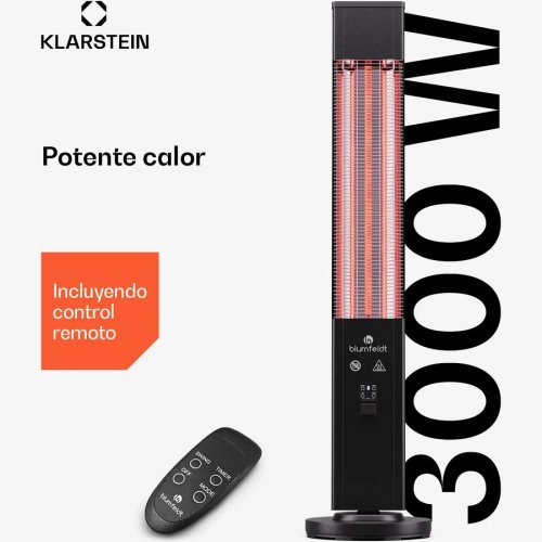 Blumfeldt Heat Guru 3000 calefactor radiante 3000W exterior control remoto