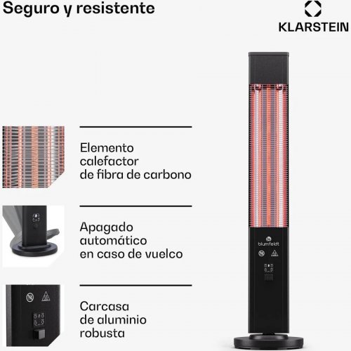 Blumfeldt Heat Guru 3000 calefactor radiante 3000W exterior control remoto