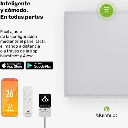 Blumfeldt RadiantSmart IR Calentador Calentador Infrarrojo