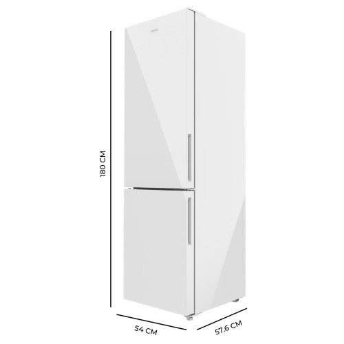 Bolero CoolMarket Combi 250 White Glass D