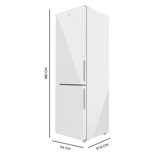 Bolero CoolMarket Combi 250 White Glass E
