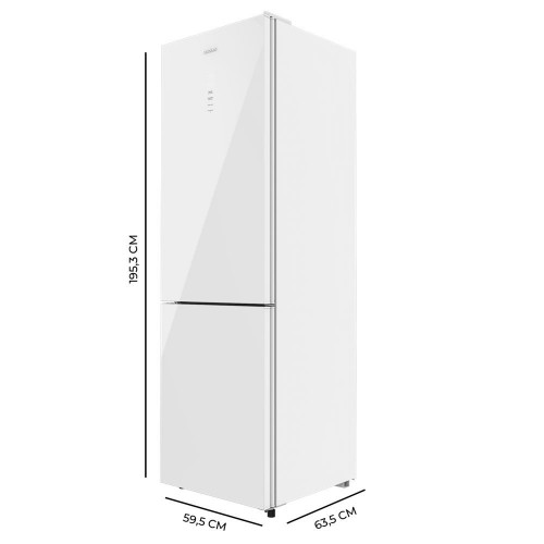 Bolero CoolMarket Combi 335 White Glass E