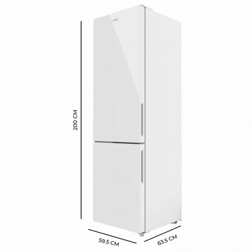 Bolero CoolMarket Combi 356 White Glass E