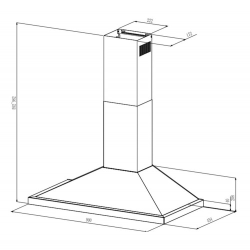 Bolero Flux PT 904400 Inox A+++