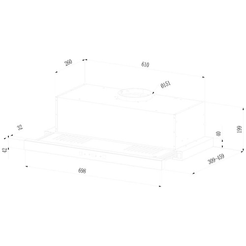 Bolero Flux TLT 704400 Glass White A+++