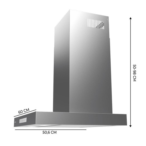 Bolero Flux TT 608000 Slim Glass White A++