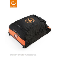 Bolsa de Viaje Stokke ® PramPack negro/naranja Negro / Naranja