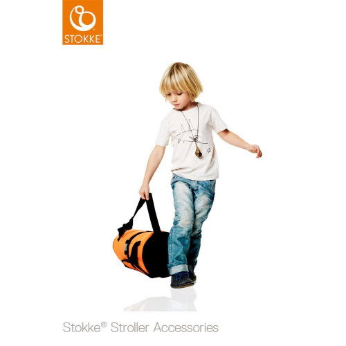 Bolsa de Viaje Stokke ® PramPack negro/naranja Negro / Naranja