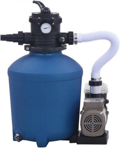 Bomba de filtro de arena con temporizador 530 W 10 980 L/h vidaXL