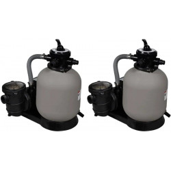 Bombas de Filtro de arena 2 unidades 600 W 17000 L/h Vidaxl