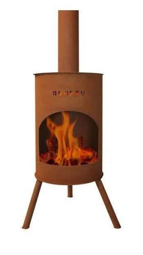 BONFEU Chimenea de leña exterior BonTon 50