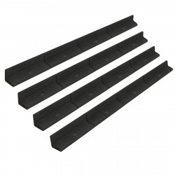 Bordura Flexible para Jardín 6 x 1.2 m – Negra