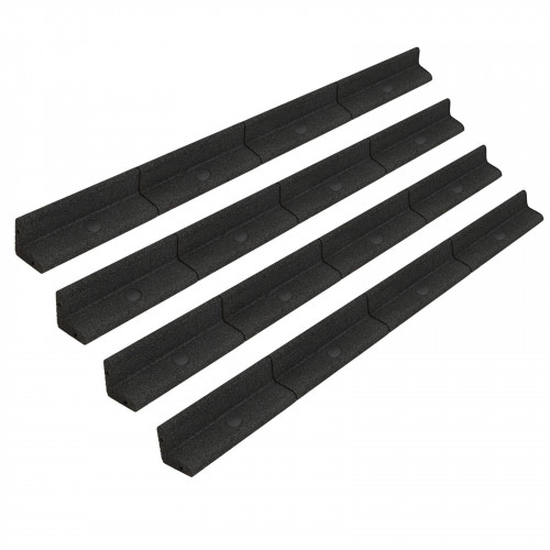 Bordura Flexible para Jardín 6 x 1.2 m – Negra
