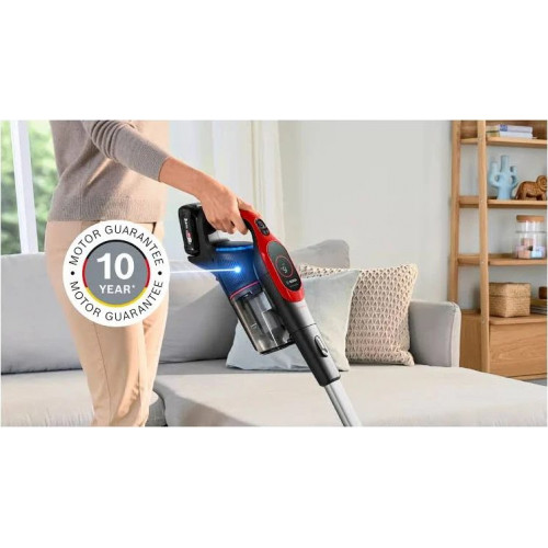 Bosch Aspiradora sin Cable Unlimited 9 ProAnimal Rojo BBS931PET